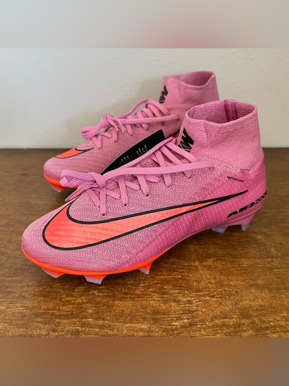 Nike Zoom Superfly 10 Elite FG Rust Pink Soccer Cleats FQ1454-600 Size 5M/Wms6.5